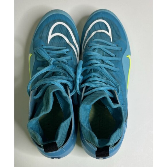 Nike Alpha Huarache 8 Elite Mens Size 7.5 Lacrosse Cleats Turquoise CW4440-400 - Picture 7 of 10